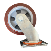 嘉禾宜茂 万向轮 聚氨酯8寸 个