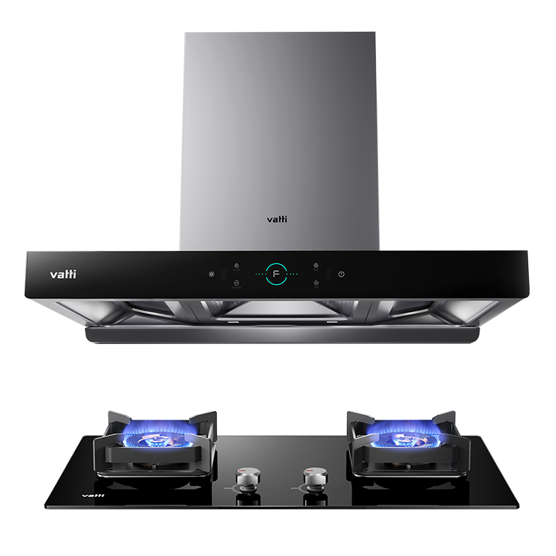 [官方旗舰]华帝(vatti) 三腔·创世S7+i10101D 25m³变频大风量 5.2kW定时灶 欧式顶吸烟灶套餐