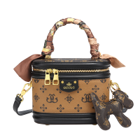 欧美时尚女士包包女2026新款高级感女包小方包单肩斜挎包印花手提发财盒子包小包