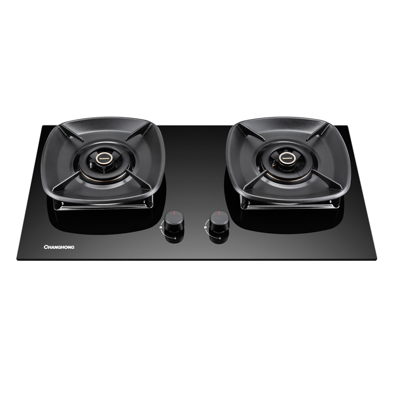 长虹(CHANGHONG) 5.2kW猛火 一级能效 全保洁燃烧器 四效聚能炉架 天然气灶具JZT-B261