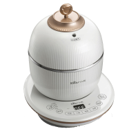 小熊 燕窝炖盅 电炖锅隔水炖 炖燕窝花胶专用炖盅陶瓷内胆 煲汤养生锅电炖盅 0.6L 恒温泡发