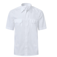 健訫奕天白色工作服衬衫制服工装衬衣 短袖TH886件