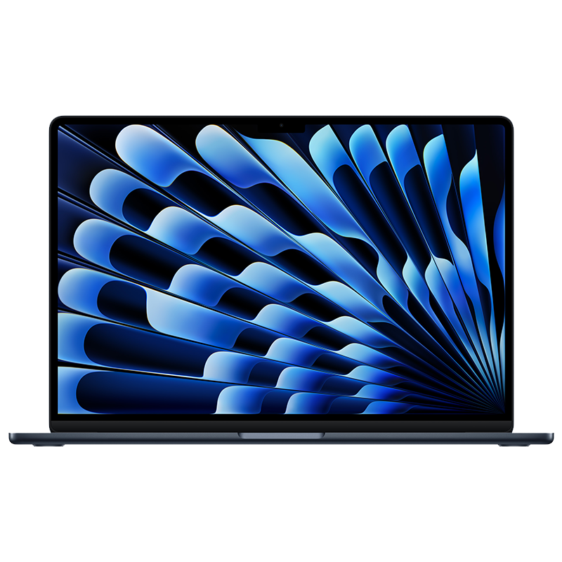 Apple 26款 MacBook Air 15英寸 M5 10+10核 16GB 1TB 午夜色 笔记本电脑