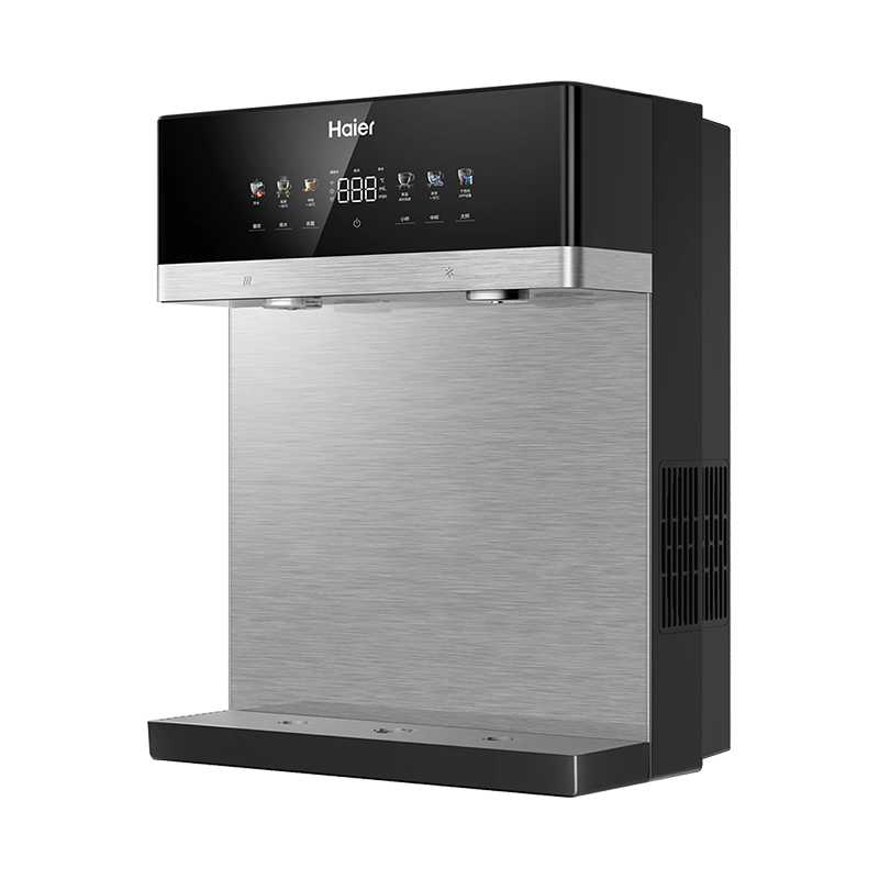 海尔(Haier)管线机净水设备[麦浪套系]冷热款双水路壁挂式伴侣100%真沸腾可出8℃冰水饮水机直饮机HGDZ2571