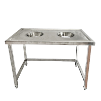 荺炬不锈钢收残台