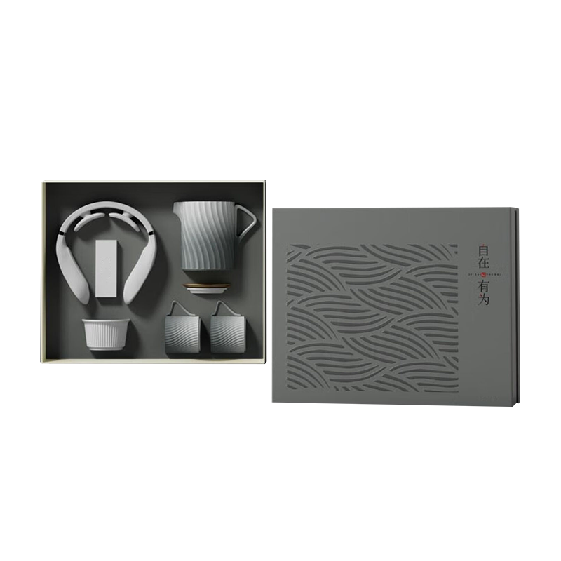 柒选优品 颈椎按摩仪礼品套装 自在有为C2/套