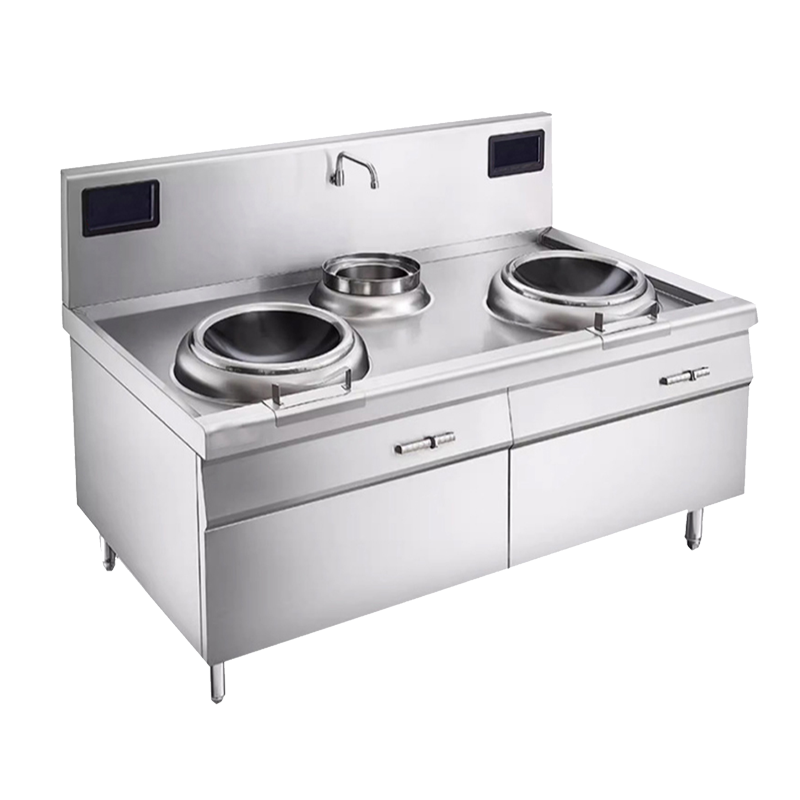 铎茂伟业 双头单尾40小炒炉 1800*1000*800+400mm 台