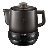 苏泊尔(SUPOR)煎药壶中药壶煮药壶分体式养生壶大容量陶瓷电砂锅智能变频600W大功率4L容量一壶多用SW-40Y09