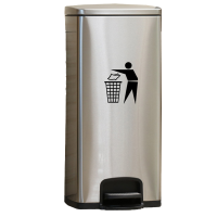 攸不锈钢直投垃圾桶