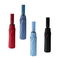 红叶 三折自开收绅士品格伞D2775