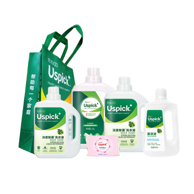 Uspick+悠选卫生用品洗衣液套装6.6kg