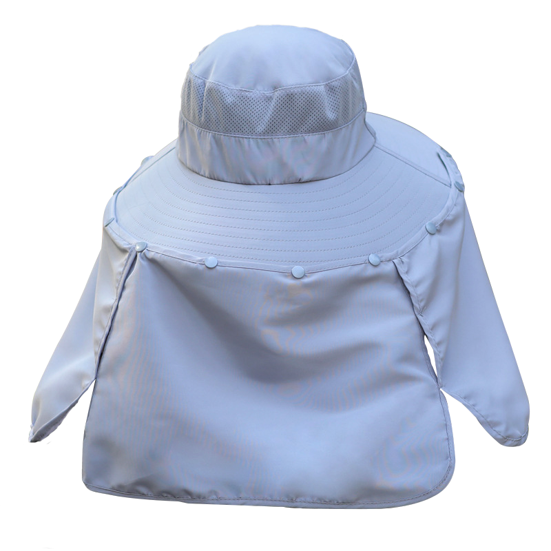 万山宏业 防晒帽 遮阳帽 肩渔夫帽 太阳帽 QT18 顶