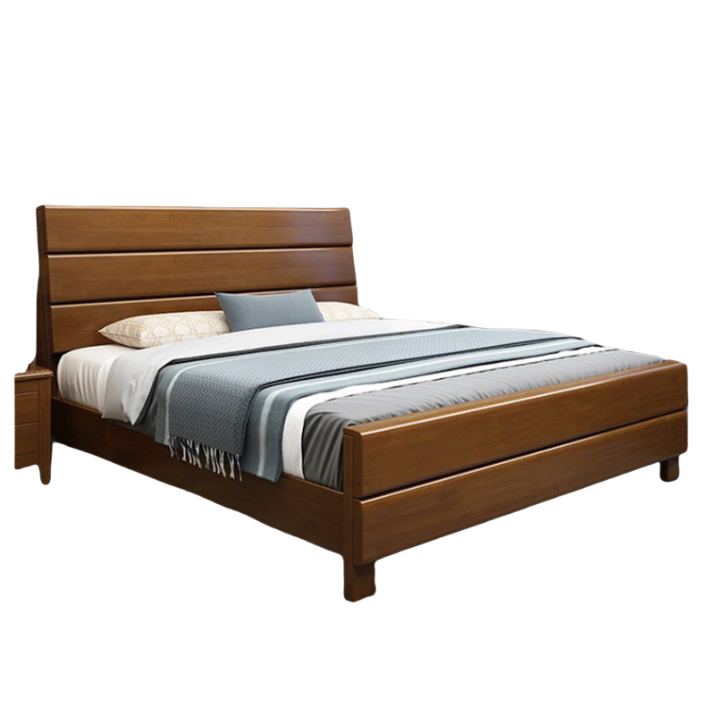 伊洛源 单人床木质床