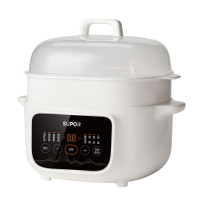 苏泊尔(SUPOR)电炖锅电炖盅隔水炖家用多功能煲汤炖汤盅陶瓷燕窝炖盅一盅五胆蒸炖一体多用途锅 DZ25YC886