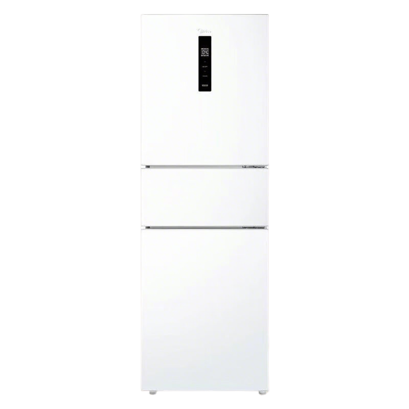 美的冰箱(Midea)239升三门家用小冰箱小型三开门风冷无霜变频一级能效节能净味保鲜出租房电冰箱 MR-251WTPE