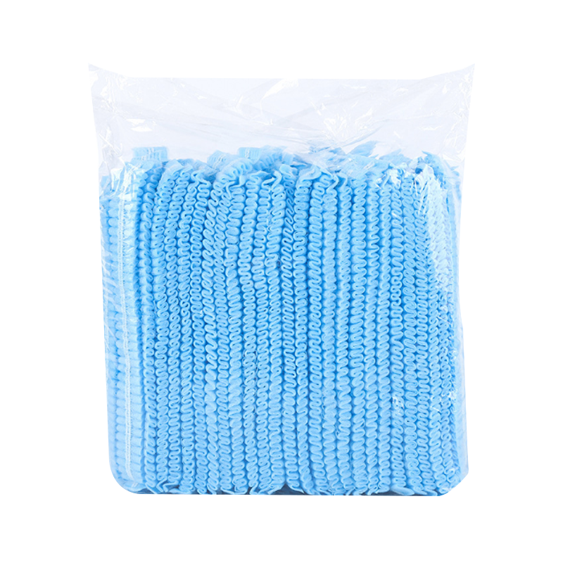 一次性防尘条形帽 无纺布一次性安全帽内衬防尘帽头套21寸 100只/包 单位:包