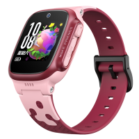 小天才电话手表D3S绯云红 长续航全网通儿童手表楼层定位智能学生儿童移动联通电信4G视频拍照防水手表手机男女孩
