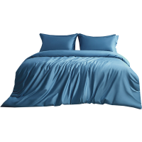 安居先森焕彩喷气全棉印花双人床四件套活性印染D1563