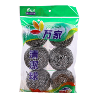万家钢丝球 6只/包(5包起订)