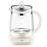 苏泊尔(SUPOR)养生壶多功能1.5L智能家用全自动按键式电热烧水壶高硼硅玻璃花茶养生壶SW-15YJ33B/C