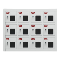 伟樽手机存放柜12门725*245*560mm台