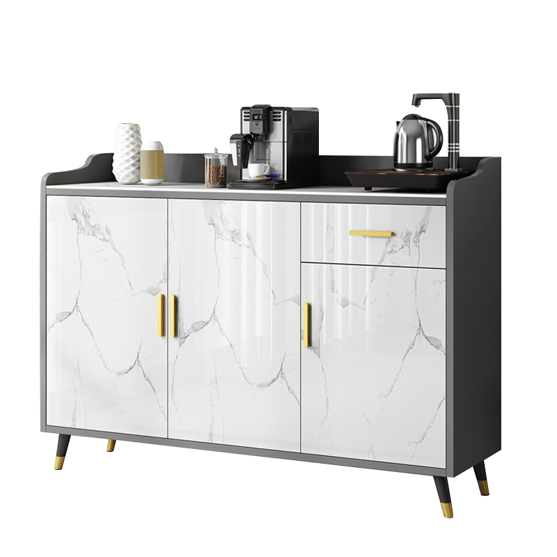 苏宁 质凡 现代简约家用茶水柜玄关柜餐边柜/ZF-XGG007/1000*320*950mm