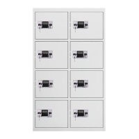 誉卓远 密码锁储物柜多门密码柜钢制文件柜档案资料柜八门电子锁保密柜