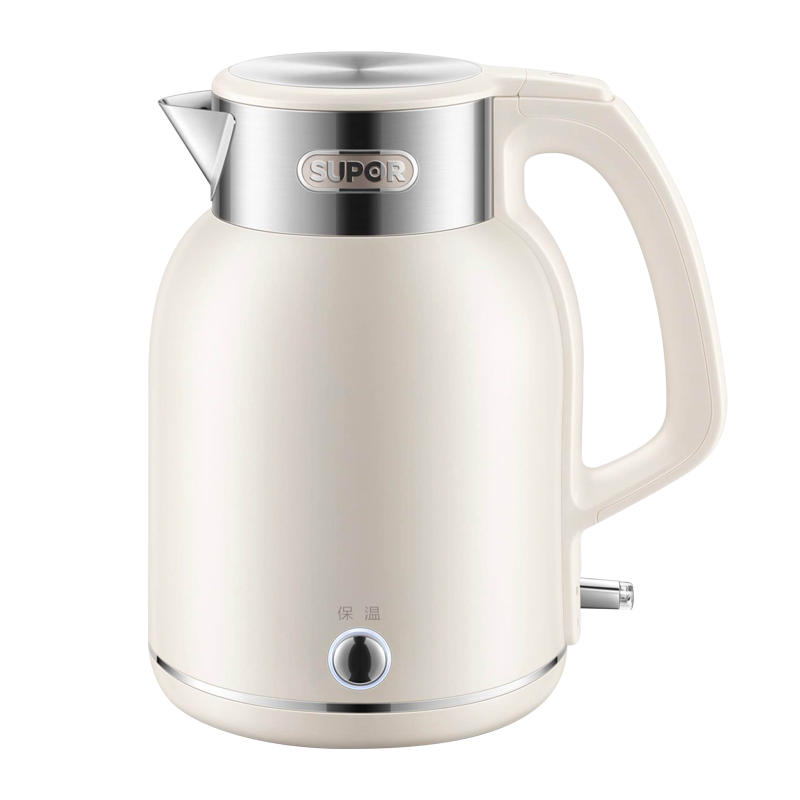 苏泊尔(SUPOR)电水壶2L大容量316L不锈钢一键保温电热水壶双层防烫自动断电开水壶新品 SW-20J01P