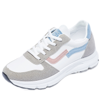 时言(SHIYAN)网红休闲鞋女2026春季新款阿甘女鞋潮流舒适厚底休闲单鞋户外时尚街拍运动鞋女