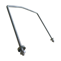 贝策 抱箍 刺丝滚笼支架立柱抱箍 210*214mm 个