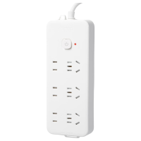 齐心 PCP-W628 延长线插座 6位21孔 总控全长3.0米 白