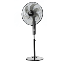 艾美特(Airmate)电风扇家用办公室宿舍客厅落地扇18吋大风力工业扇电扇6叶风扇遥控款黑色FS45-R2