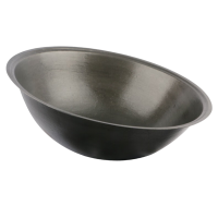 传统老式大铁锅柴火灶农村家用铸铁锅炒菜锅商用生铁锅无涂层食堂 加厚直径 80cm 不带盖