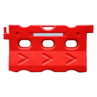 三孔水马红色防撞围挡 1200*600mm 4kg 单位/个