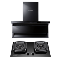 长虹 26m³大吸力 顶侧三腔拢吸 直流变频 L659B烟机+5.0kW猛火 超一级能效 聚能炉架 B261液化气灶套装