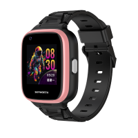 创维儿童智能电话手表Z5全网通插卡视频通话语音微聊定位防水拍照小度 粉色