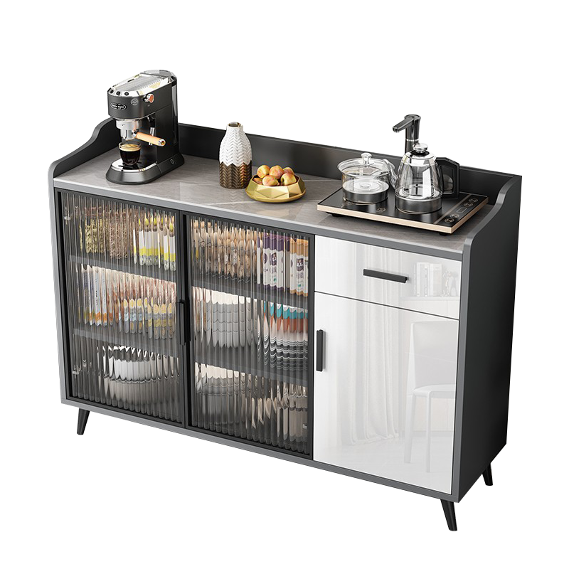 苏宁 质凡 现代简约家用茶水柜玄关柜餐边柜/ZF-XGG018/1000*320*950mm