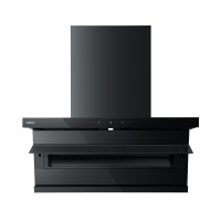 老板(Robam)油烟机触控顶侧双吸27m³抽油烟机 挥手感应7字型家用大吸力单烟机油烟机27A15-D1P小黑翼