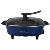 荣事达(Royalstar)电火锅家用多功能煎烤涮一体炒菜电锅6L大容量不沾电热锅电煮锅电炒锅 RHG-136B8