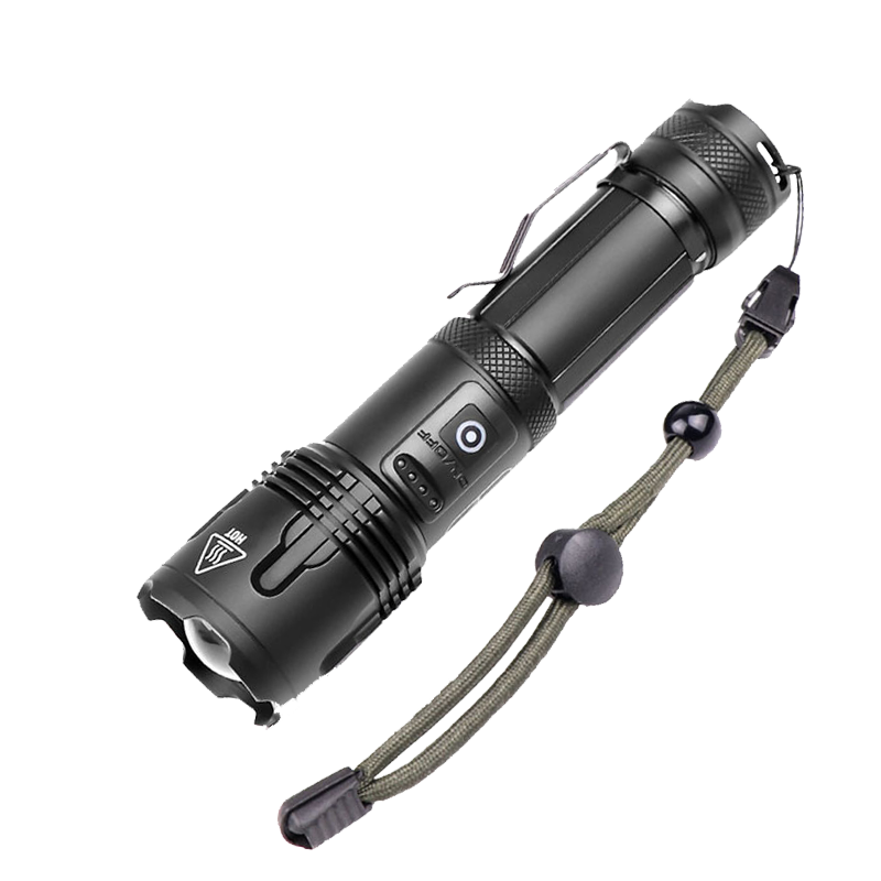 苏识 p70 26650锂电池 合金强光手电筒 (计价单位:个) 黑