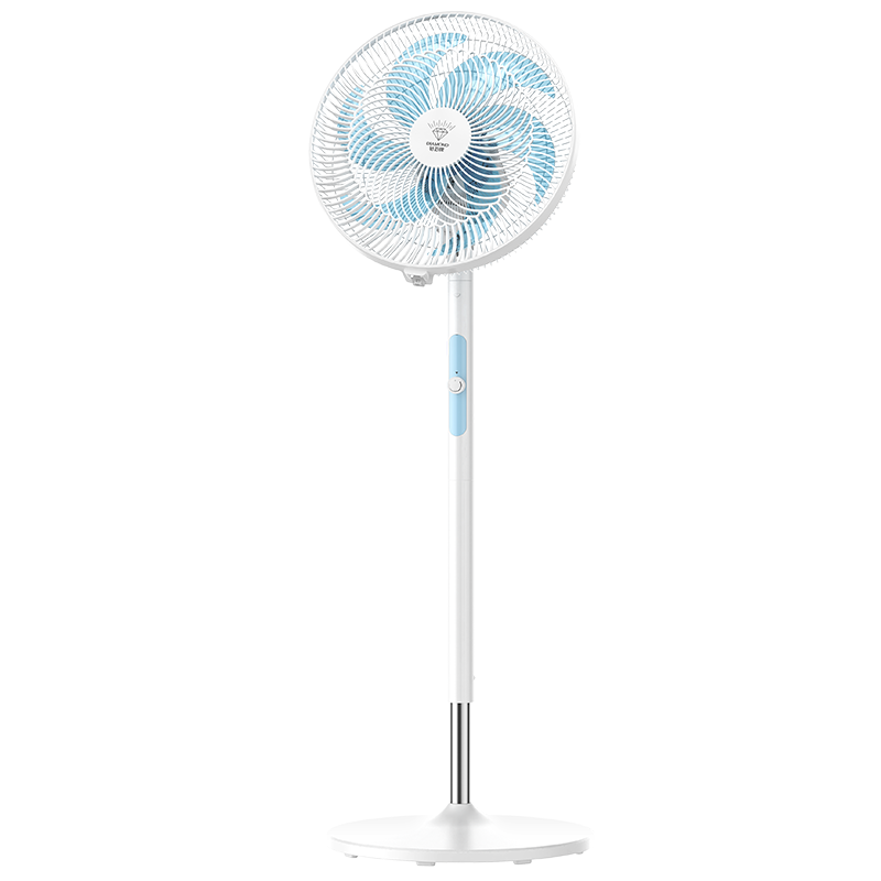 钻石牌电风扇家用落地扇[1级能效+直流变频+纯铜电机]立式摇头扇无极变速调控强劲风力轻音