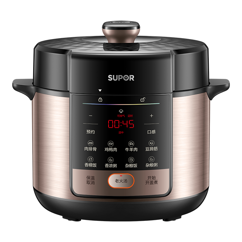 苏泊尔(SUPOR)电压力锅5升家用一锅双胆大容量全自动智能电高压锅电饭锅开盖收汁煮饭煲汤多功能 SY-50YC5013