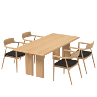 铭思达实木餐桌