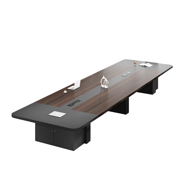 苏宁 质凡 现代简约会议桌长条大型会议桌/ZF-HYZ052/7000*1600*750mm 不含椅