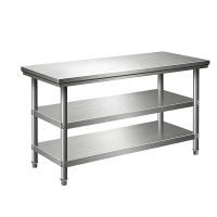 涵美大成 双层不锈钢桌 120*80*80cm 张