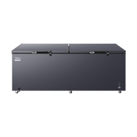 美的冰箱719L商用卧式冷柜大容量冰柜冷藏冷冻柜节能省电大冷冻力冰柜单温卧式BD/BC-719DKEM 耀目蓝