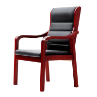 质凡木质会议椅实木办公椅 64*71*106CM
