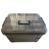 酷美智悦 双层手提储物箱31*21.7*17cm KM-BH796 个