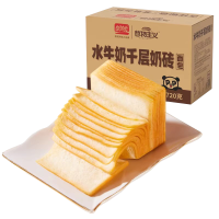 盼盼水牛奶千层奶砖面包1000g吐司营养早餐糕点办公室宿舍点心零食品