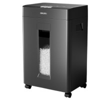 得力商务碎纸机GA666P德标五级保密大容量办公室办公家用碎文件纸张标书全自动碎纸